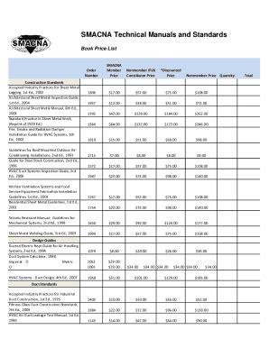 SMACNA Technical Standards 